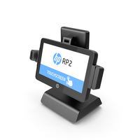 Hewlett Packard HP RP2 Retail System PNG & PSD Images