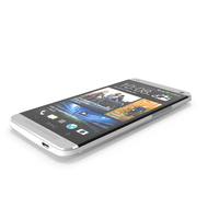 HTC One Silver and Black PNG & PSD Images