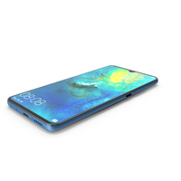 Huawei Mate 20 Blue PNG & PSD Images