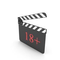 Clapperboard 18+ PNG & PSD Images