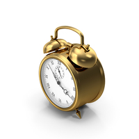 Alarm Clock Gold PNG & PSD Images