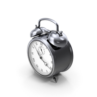 Alarm Clock Silver PNG & PSD Images