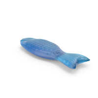 Gummy Fish Candy Blue PNG & PSD Images