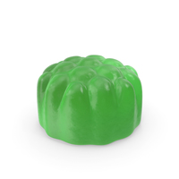 Gummy Cylinder Candy Green PNG & PSD Images