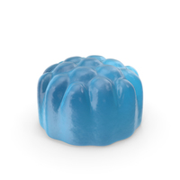 Gummy Cylinder Candy Blue PNG & PSD Images