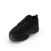 Women's Sneaker Black PNG & PSD Images