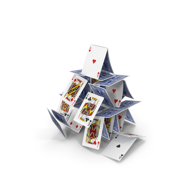 Falling House of Cards PNG & PSD Images