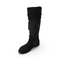 Womens Boots Black PNG & PSD Images