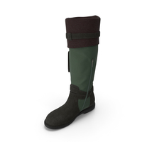 Womens Boots Green PNG & PSD Images