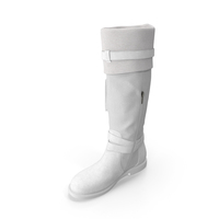 Womens Boots White PNG & PSD Images