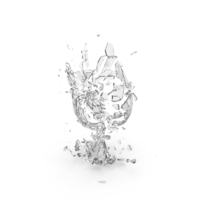 Shattered Wine Glass PNG & PSD Images
