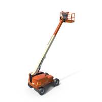 JLG 400S Telescopic Boom Lift Cherry Picker PNG & PSD Images