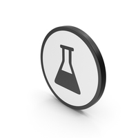 Icon Erlenmeyer Flask with Liquid PNG & PSD Images