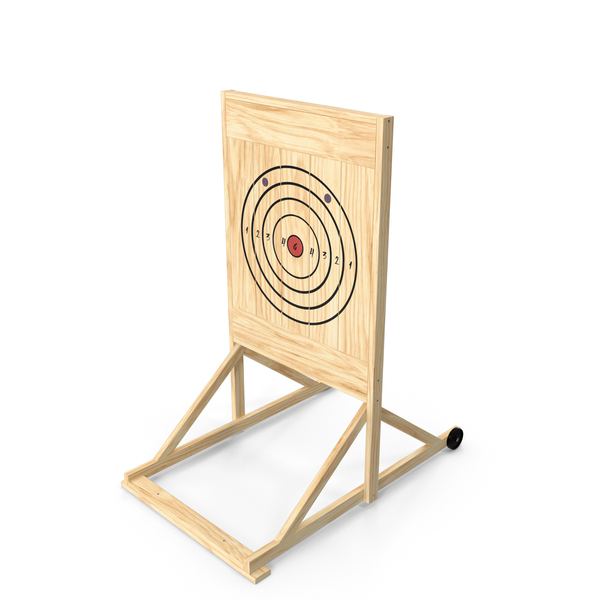 Wooden Axe Throwing Target PNG & PSD Images