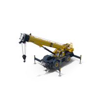 Manitowoc GRT8100 Rough Terrain Crane PNG & PSD Images