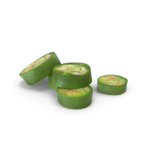 Green Chilli Slice PNG & PSD Images