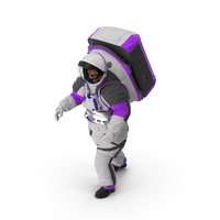 Astronaut Wearing xEMU Walking Pose PNG & PSD Images