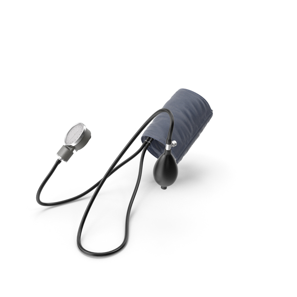 Manual Aneroid Sphygmomanometer Inflated PNG & PSD Images