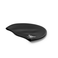 Speedo Black Waterproof Swimming Cap PNG & PSD Images
