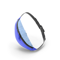 Sport Waist Bag Blue PNG & PSD Images