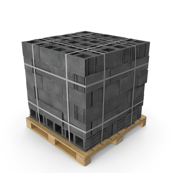 Pallet with Blocks PNG & PSD Images