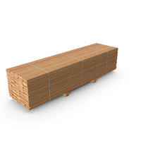 Pallet with Pine Timber PNG & PSD Images