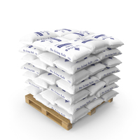 Pallet with Salt Bags PNG & PSD Images