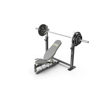 Powertec WB-OB10 Olympic Power Bench PNG & PSD Images