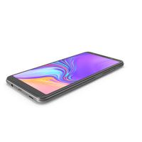 Samsung GALAXY A7 Black 2018-2019 PNG & PSD Images