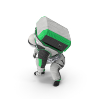 Astronaut Wearing xEMU Working Pose PNG & PSD Images