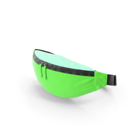 Polyester Waist Bag Green PNG & PSD Images