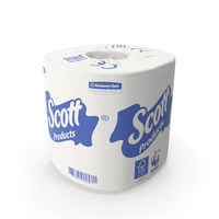 Scott Individually Wrapped Toilet Paper Roll PNG & PSD Images