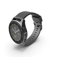 Samsung Galaxy Watch 42mm Midnight Black 2018 PNG & PSD Images