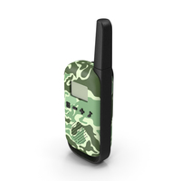 Walkie Talkie Portable Radio Camouflage PNG & PSD Images