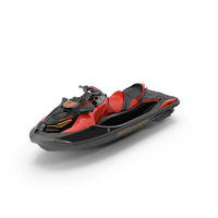 Sea-Doo RXT-X 300 Red Performance Watercraft 2019 PNG & PSD Images
