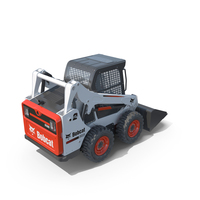 Skid转向装载机Bobcat S590建筑设备PNG和PSD图像