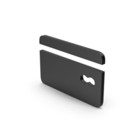 Symbol Black Bank Card PNG & PSD Images