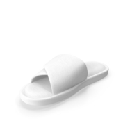 Mens Slippers White PNG & PSD Images