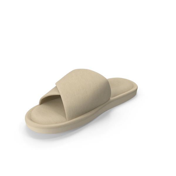 Men's Slipper Beige PNG & PSD Images