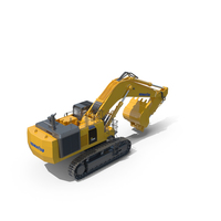 Tracked Excavator Komatsu PC1250 PC 1250 Construction Equipment PNG & PSD Images