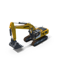 Tracked Excavator Liebherr R956 Litronic PNG & PSD Images