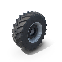 Tractor Wheels Trelleborg 650/68 R34 and 750/75 R42 PNG & PSD Images