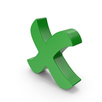 Cross Mark Green PNG & PSD Images