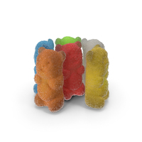 Small Pile Of sugar Coated Gummy Bears PNG & PSD Images