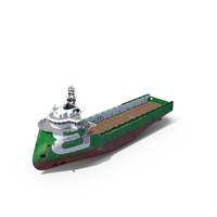Ulstein PX105 Bourbon Front Platform Supply Vessel PNG & PSD Images