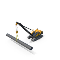 Volvo PL3005D Pipelayer PNG & PSD Images