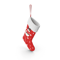 Snowman Stocking PNG & PSD Images