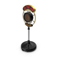 Radio Broadcast Microphone PNG & PSD Images