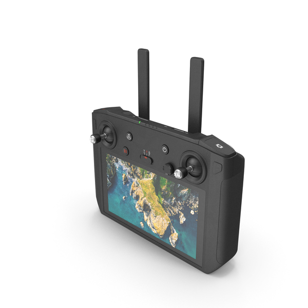 Quadcopter Remote Controller with Display PNG & PSD Images