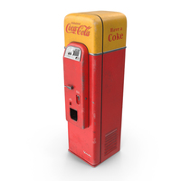 1956 Coca Cola Vending Machine PNG & PSD Images